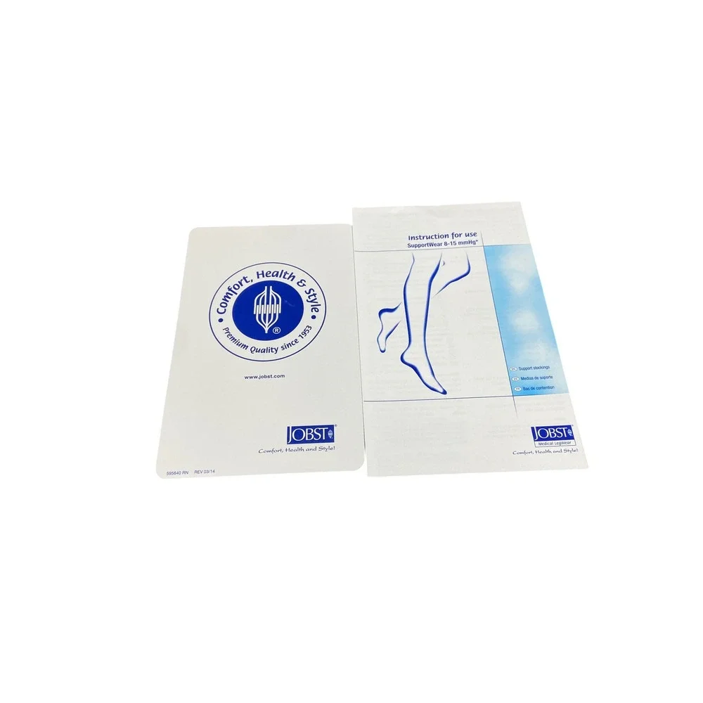 Jobst for Men Support Compression Socks‎ 8-15 mmHg Navy Blue Large 110338 Ribbed
